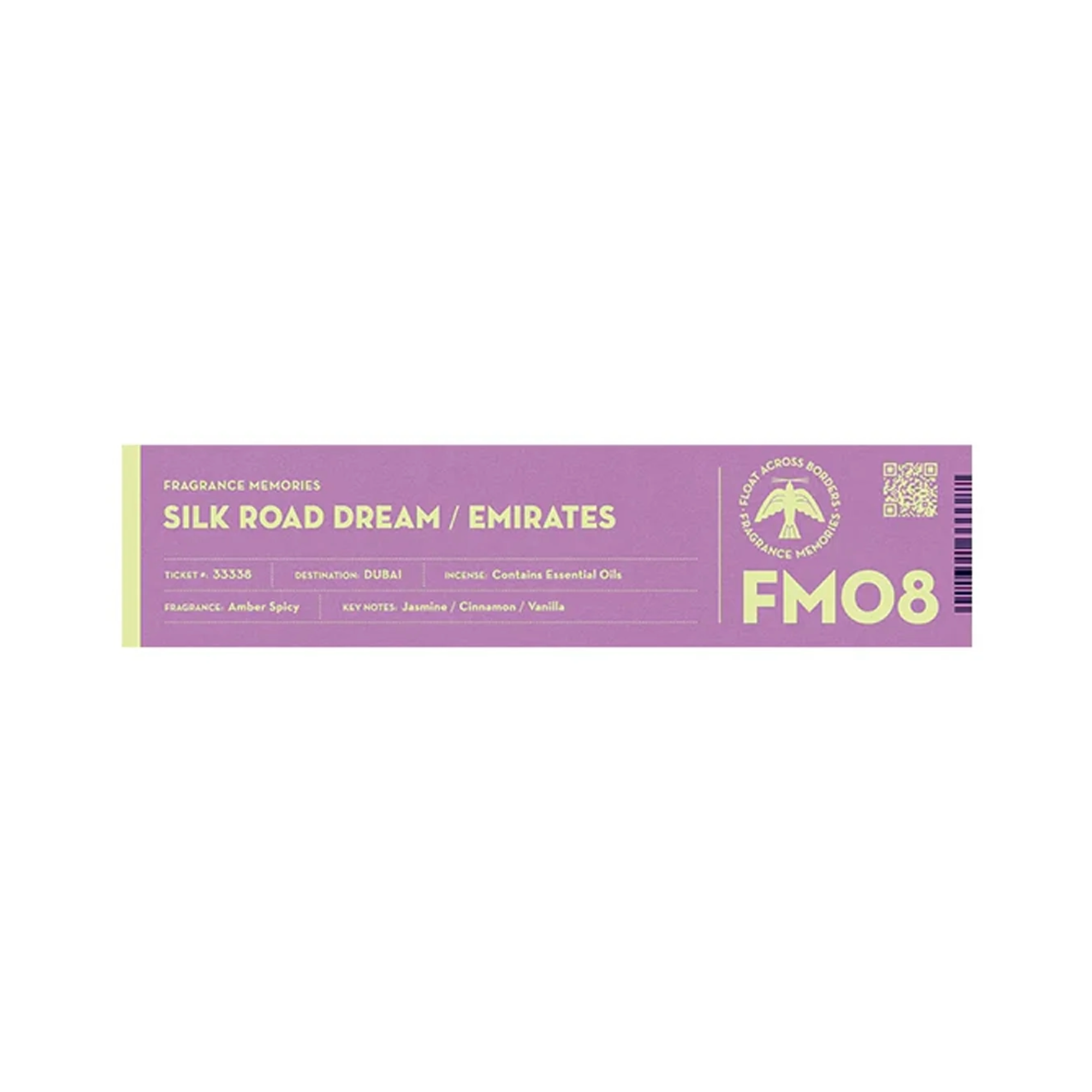 FRAGRANCE MEMORIES Incense FM08 Silk Road Dream