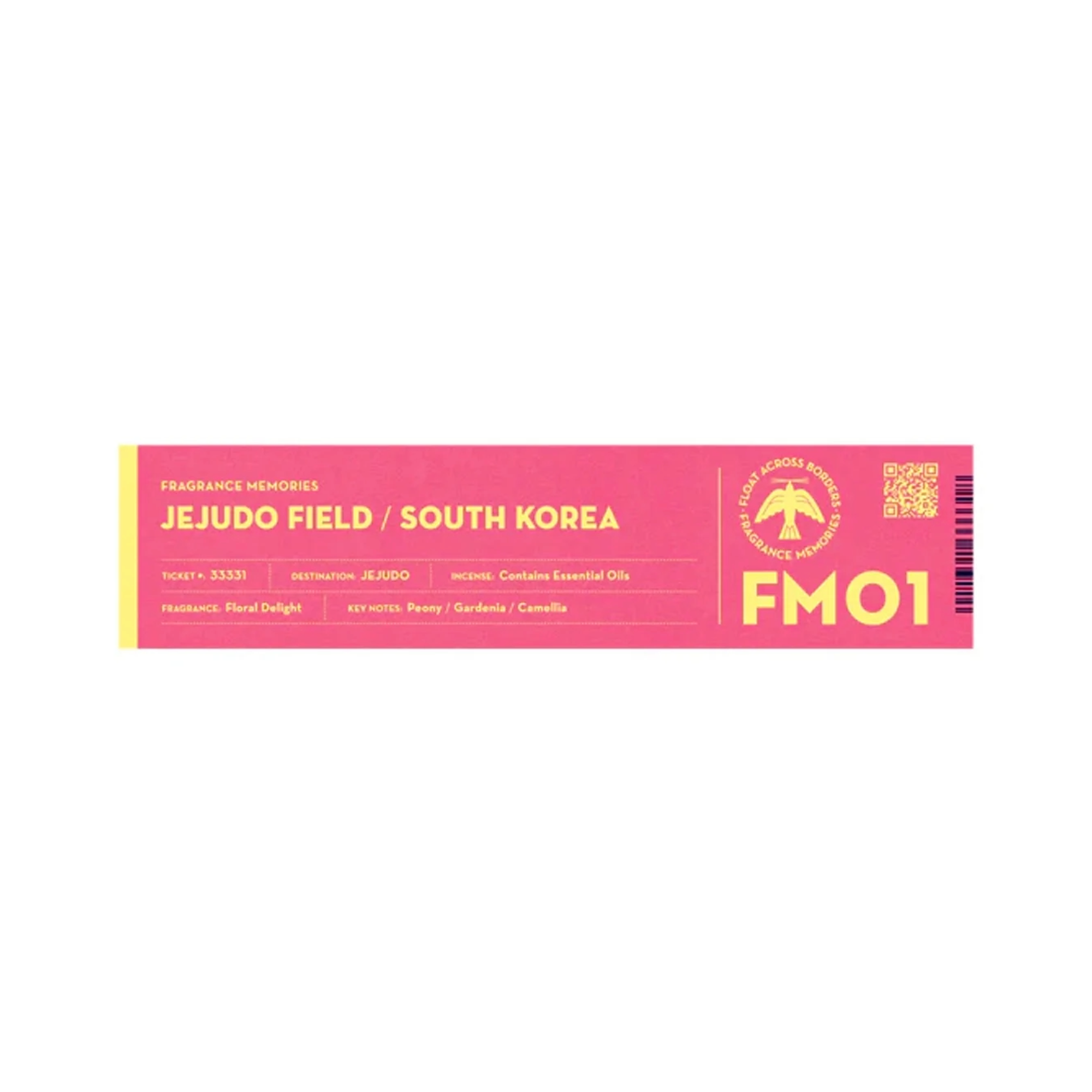 FRAGRANCE MEMORIES Incense FM01 Jejudo Field