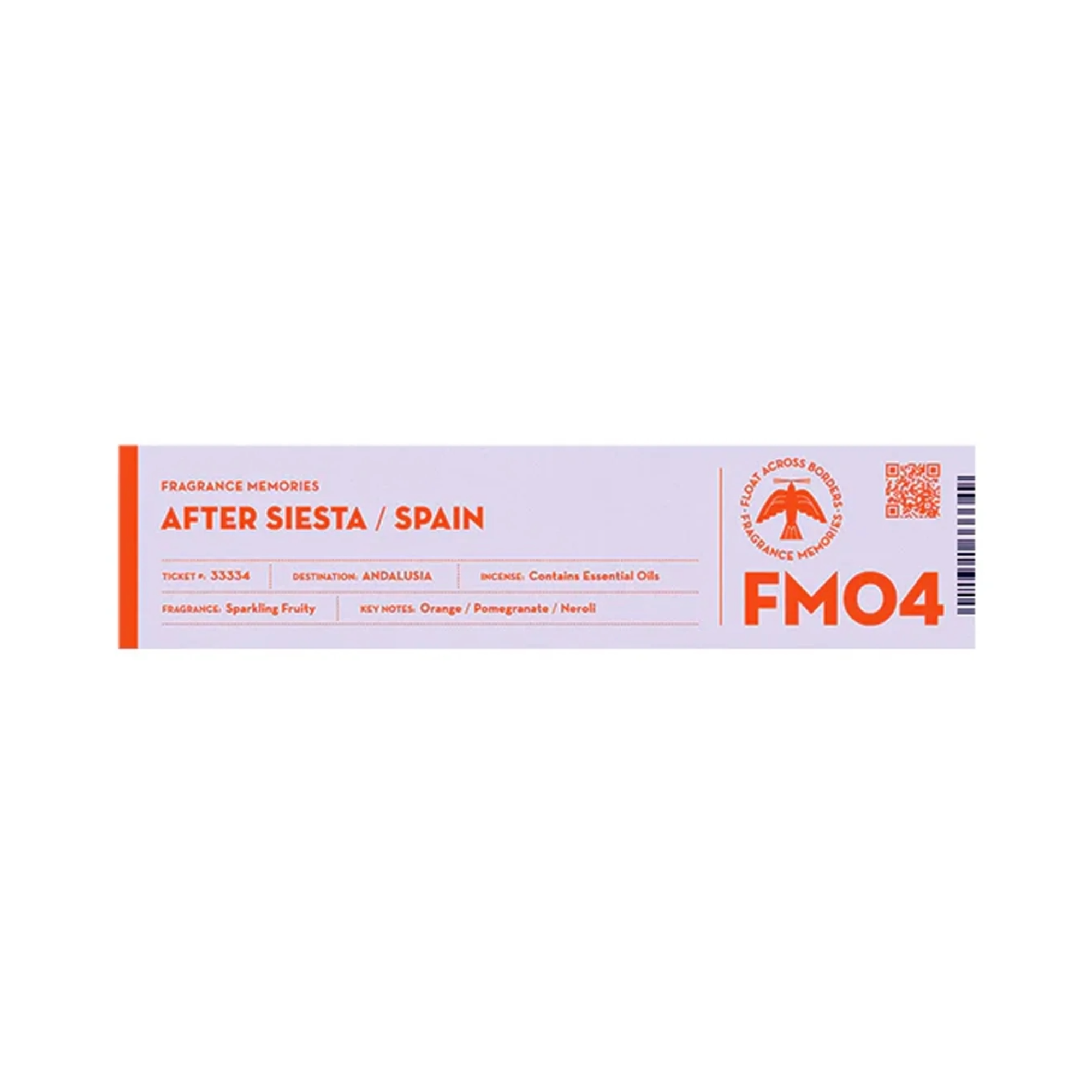 FRAGRANCE MEMORIES Incense FM04 After Siesta