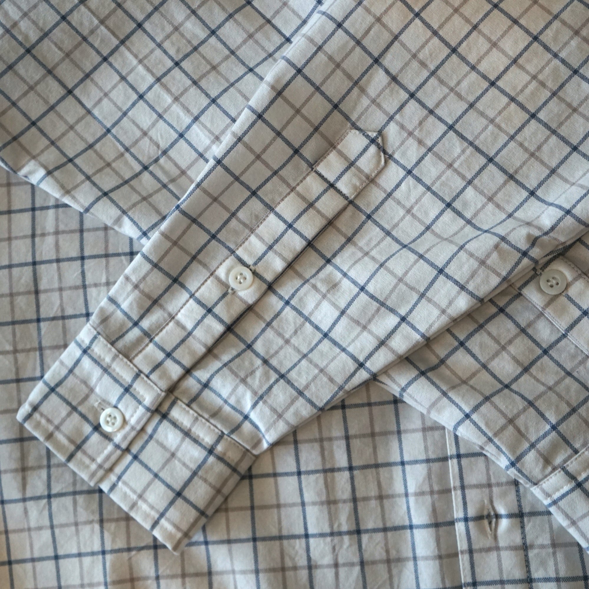 Brother Brother Simple Stitch Graph Check OCBD Shirt