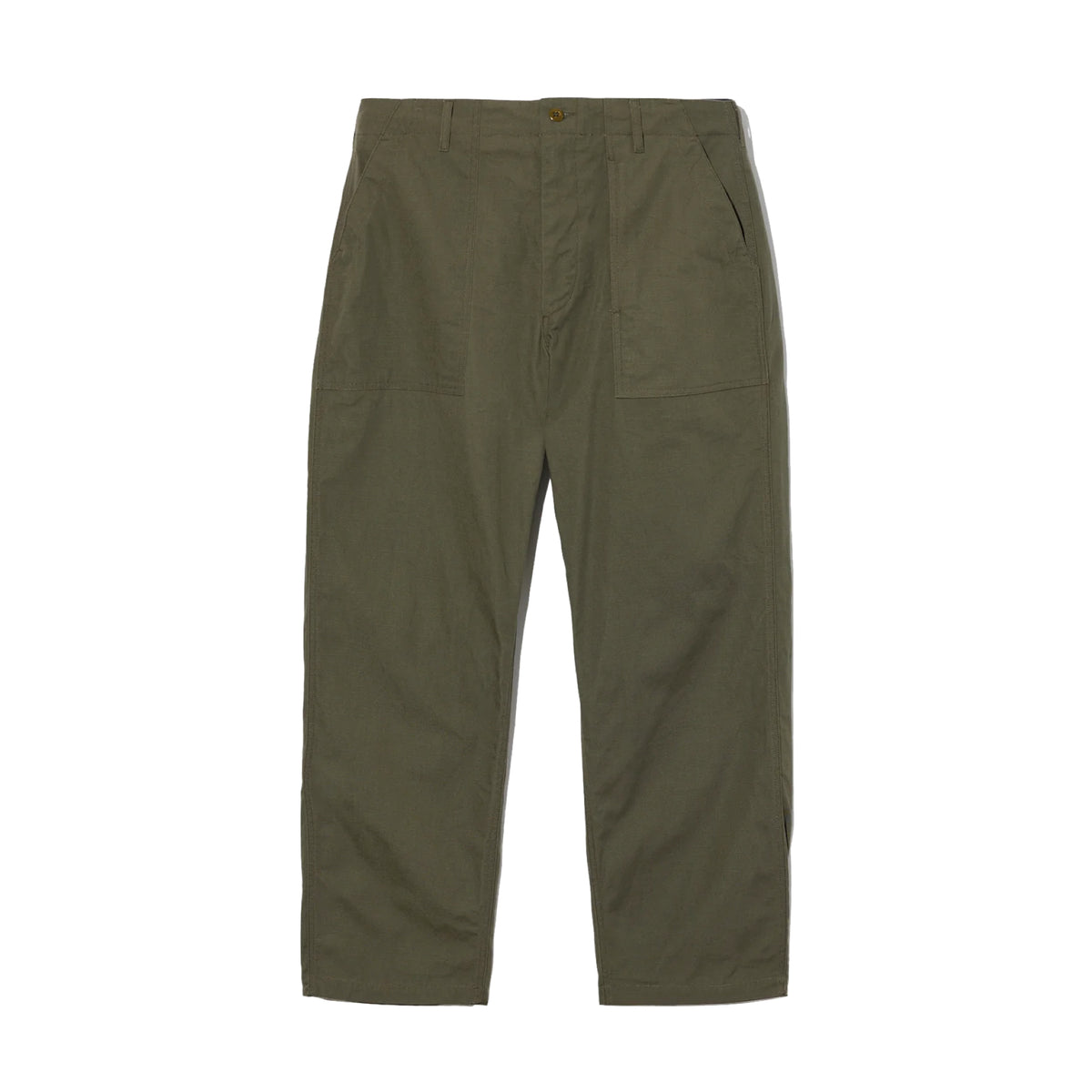ENGINEERED GARMENTS FATIGUE PANT — Olive Heavyweight Cotton Ripstop