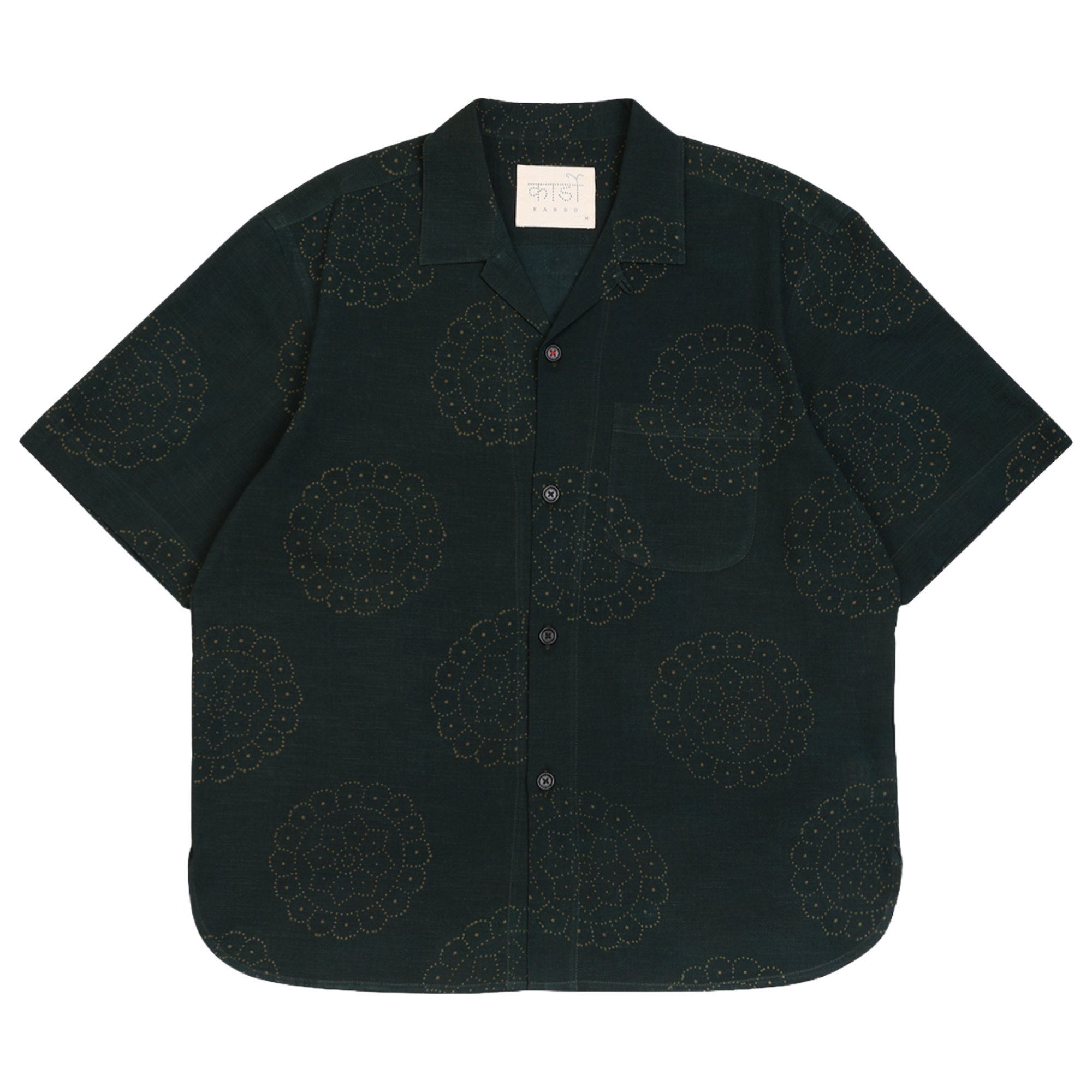 Kardo Ronen Block Print Short Sleeve Shirt