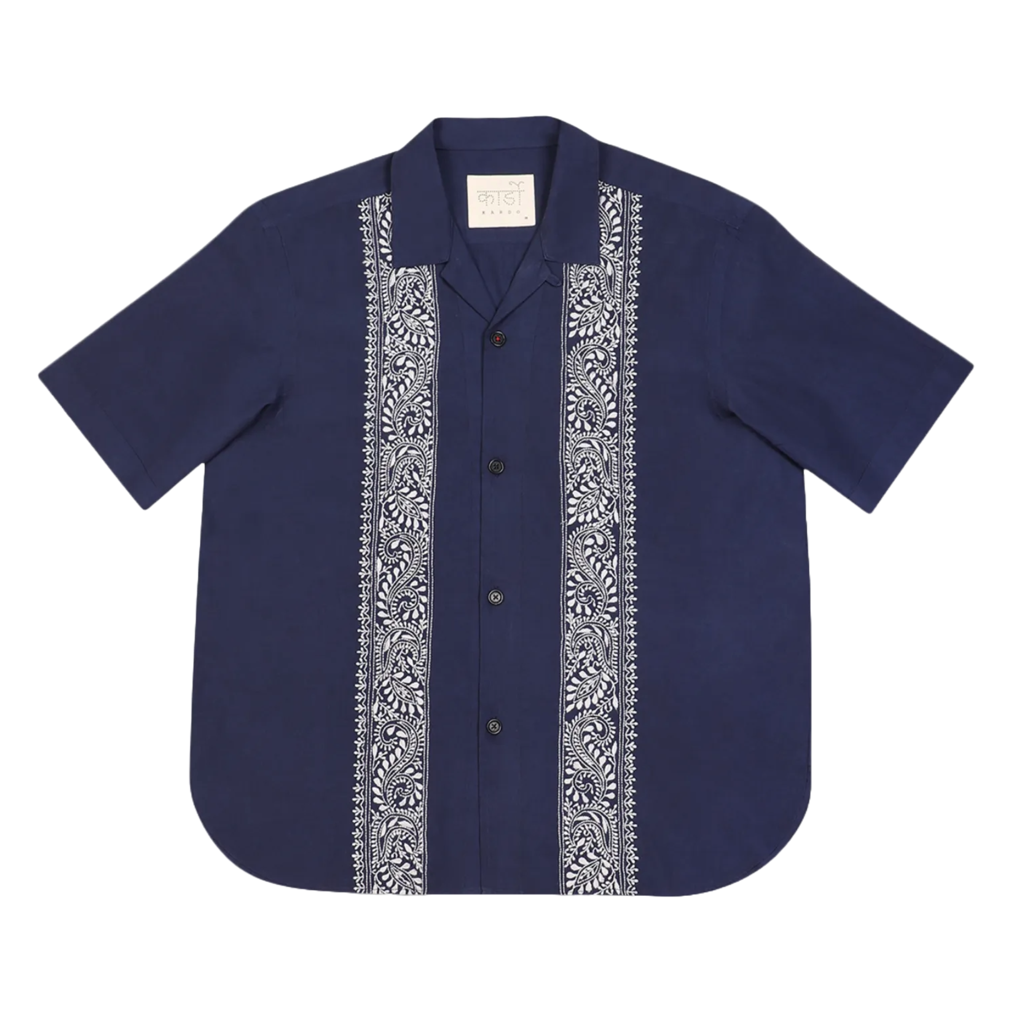 Kardo Ronen Chikankari Short Sleeve Shirt