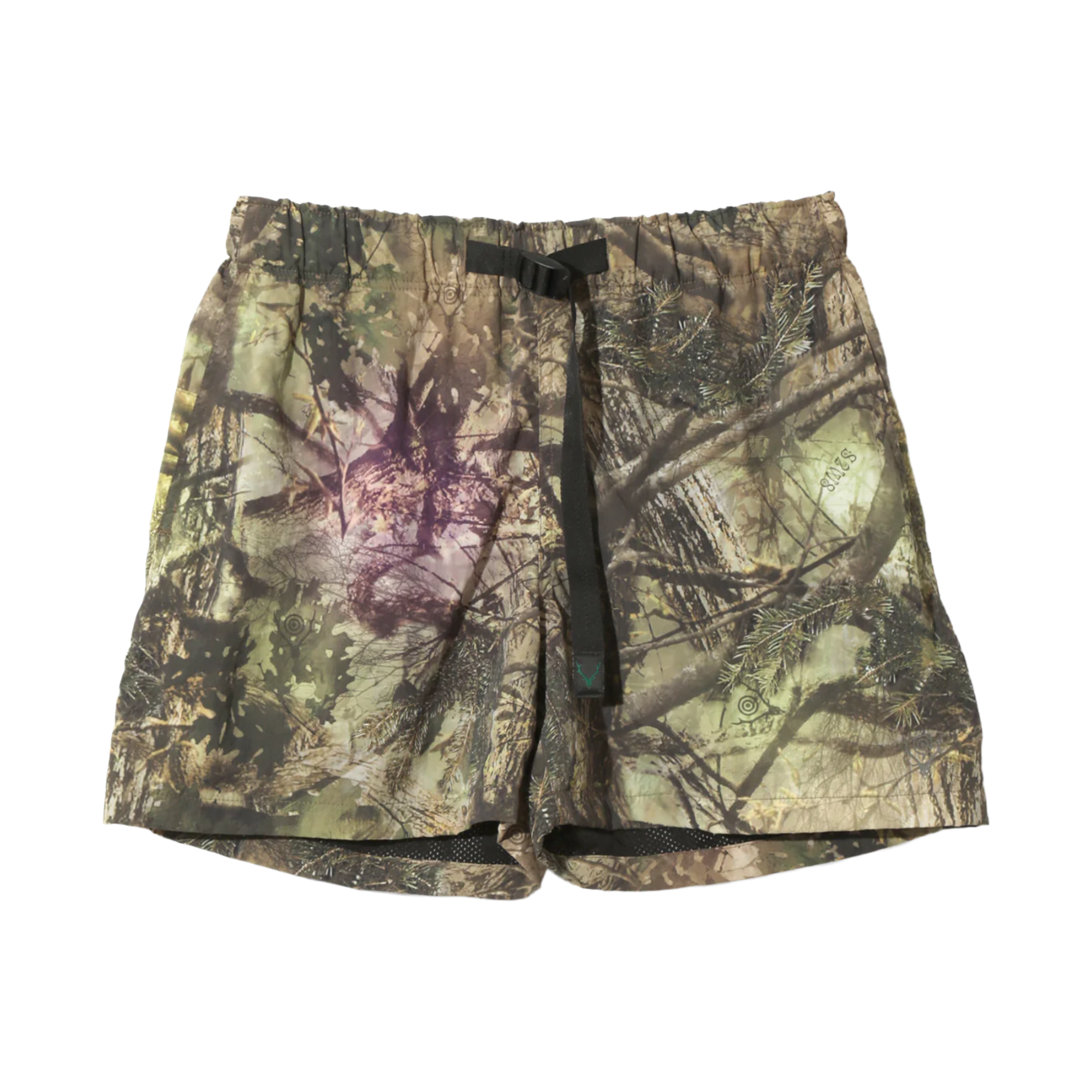 South2 West8 Belted Short Nylon Tussah