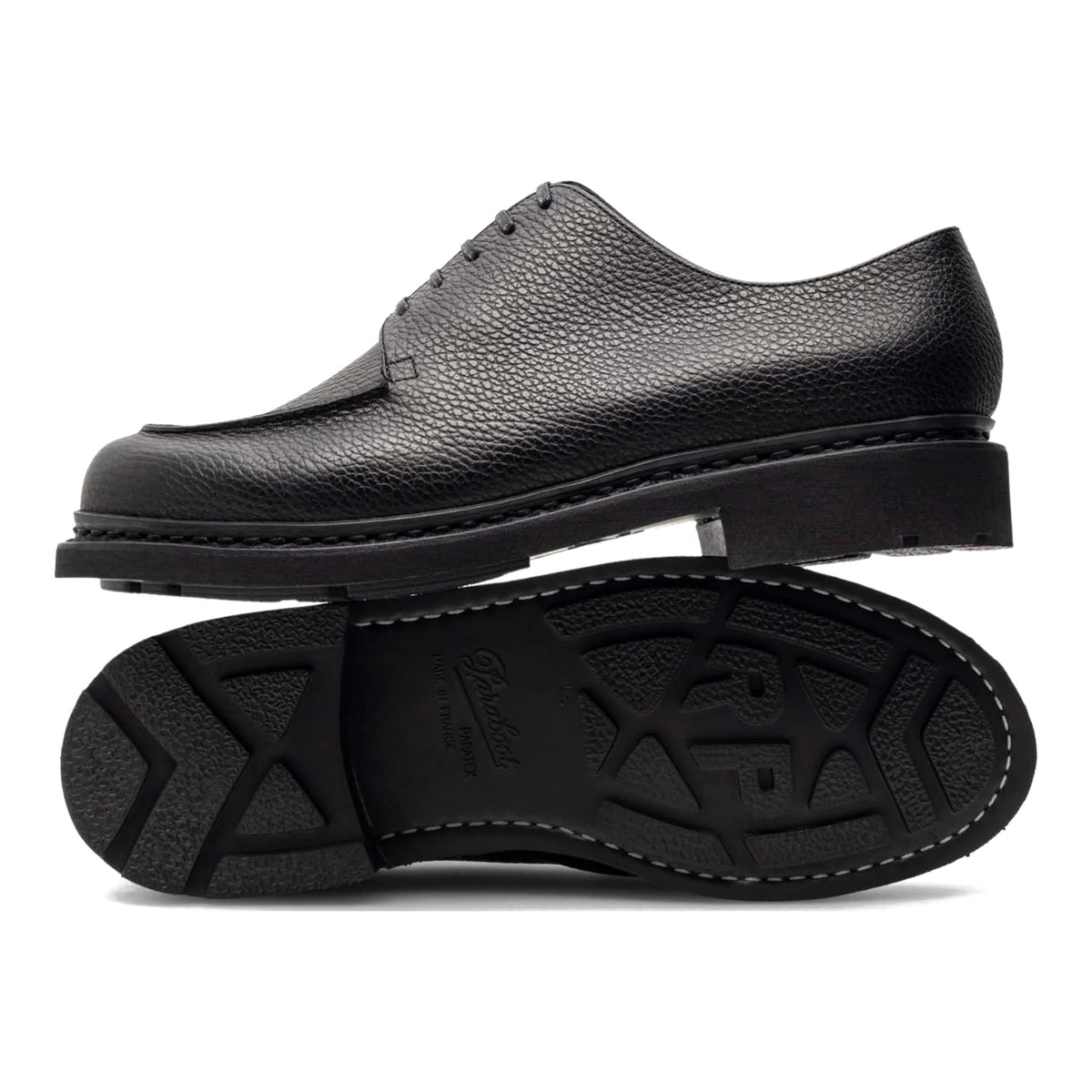 Arpenteur x Paraboot Mirage in Black, pair with sole