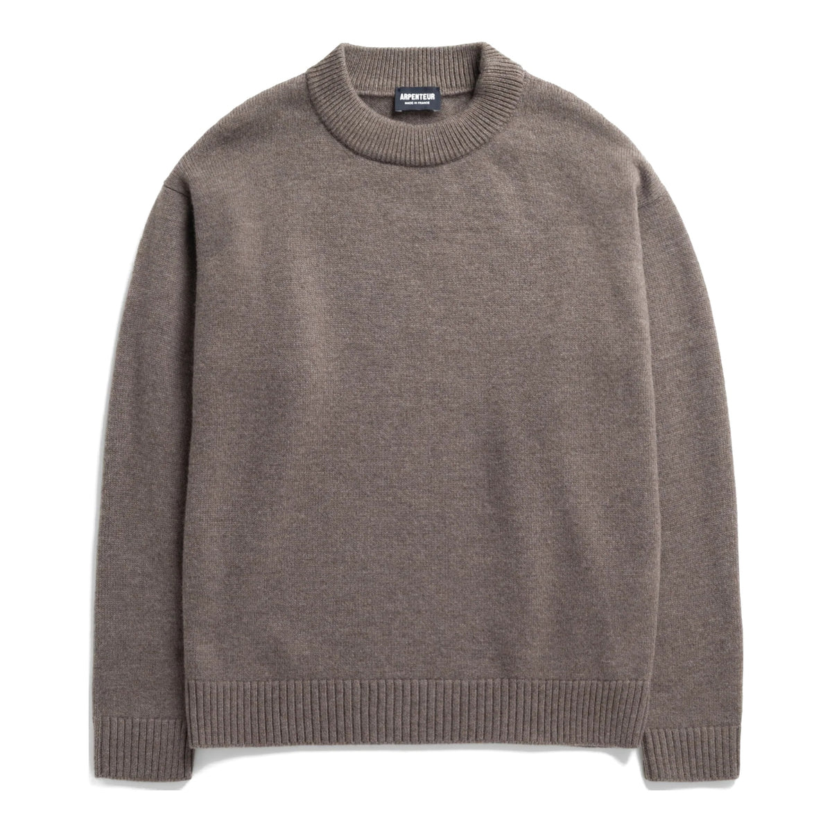 Arpenteur Source Sweater in Greige, front