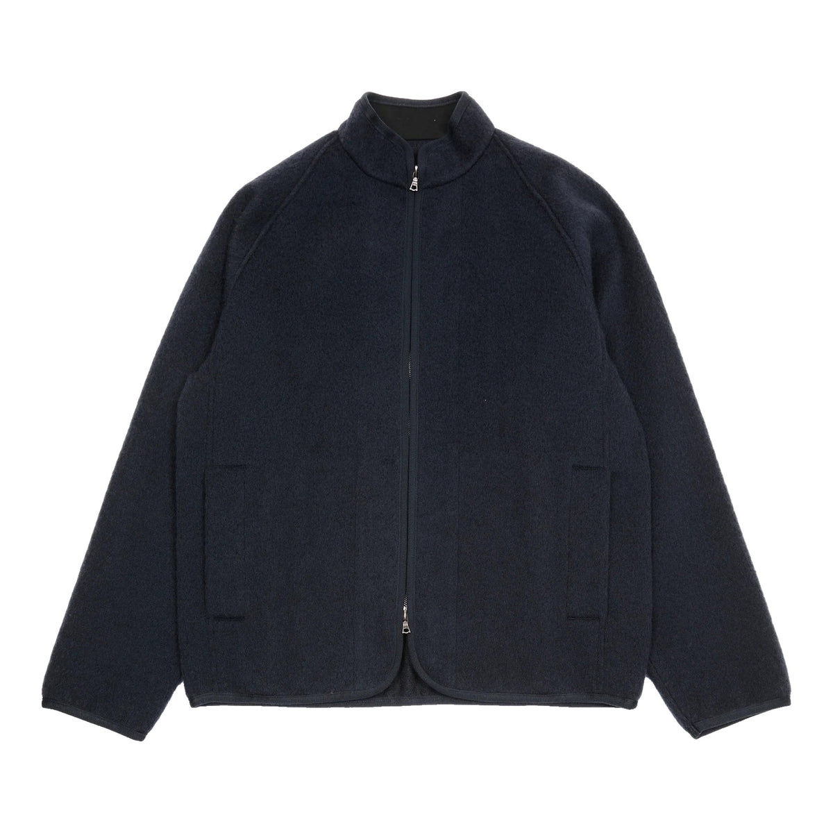 Arpenteur Contour Shaggy Wool Jacket - Midnight
