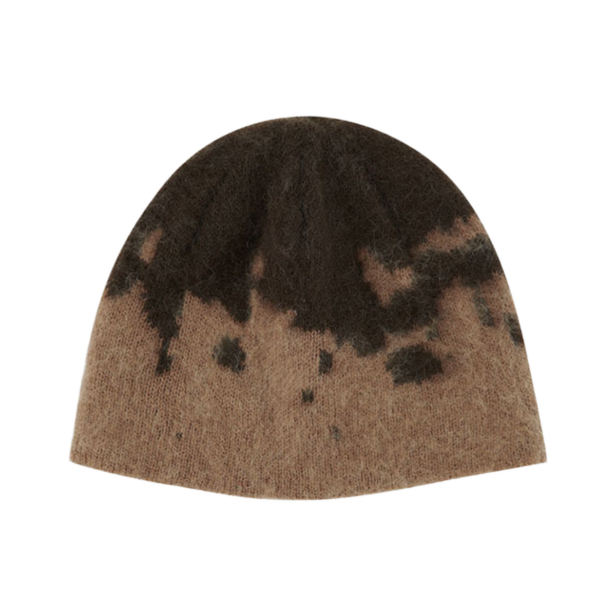Gramicci Mohair Splatter Beanie — Taupe Splatter