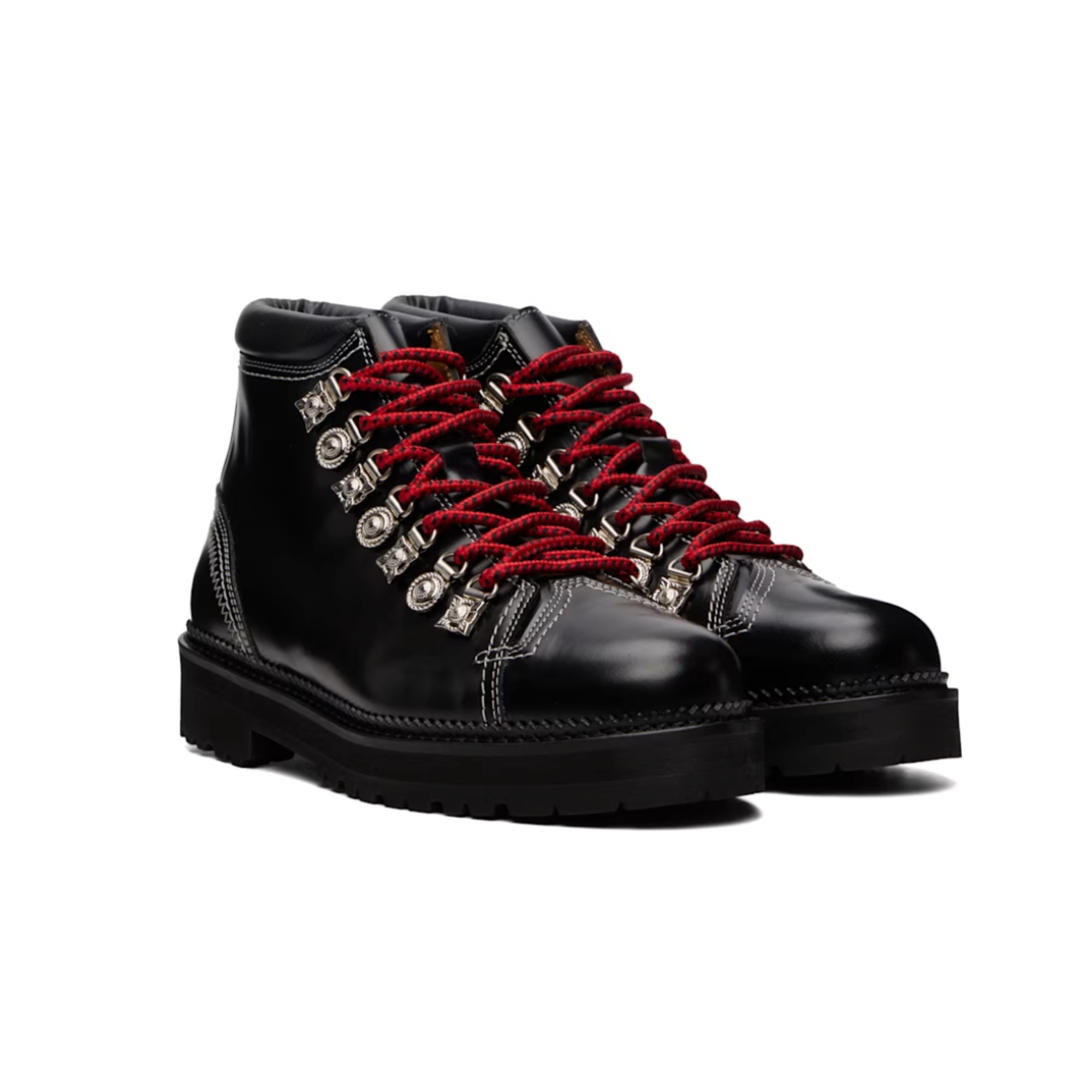 TOGA VIRILIS AJ1529 LACE-UP BOOT — BLACK
