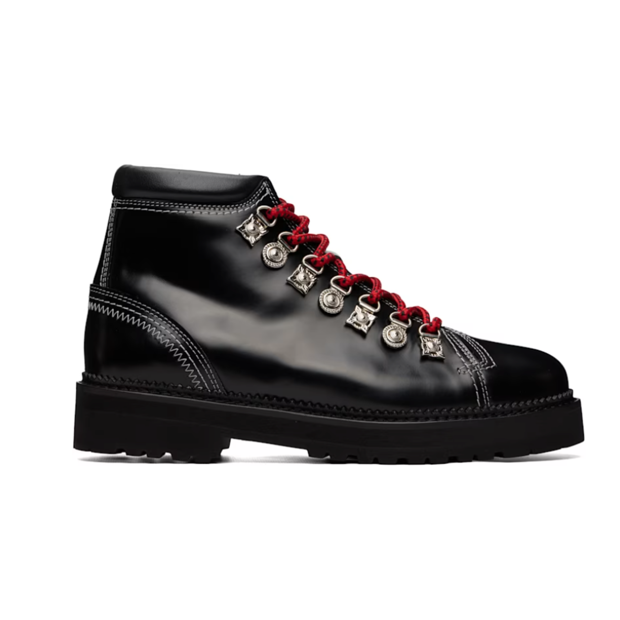 TOGA VIRILIS AJ1529 LACE-UP BOOT — BLACK