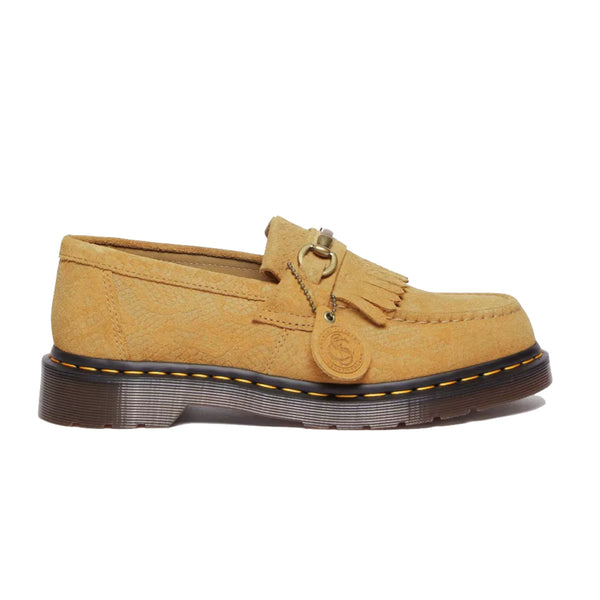 Dr. Martens Adrian Snaffle Repello Emboss Suede Kiltie Loafer