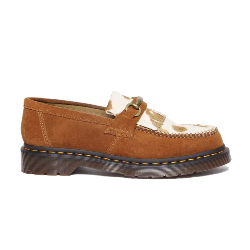 Dr. Martens Adrian Snaffle Hair On Cow Print Kiltie Loafer
