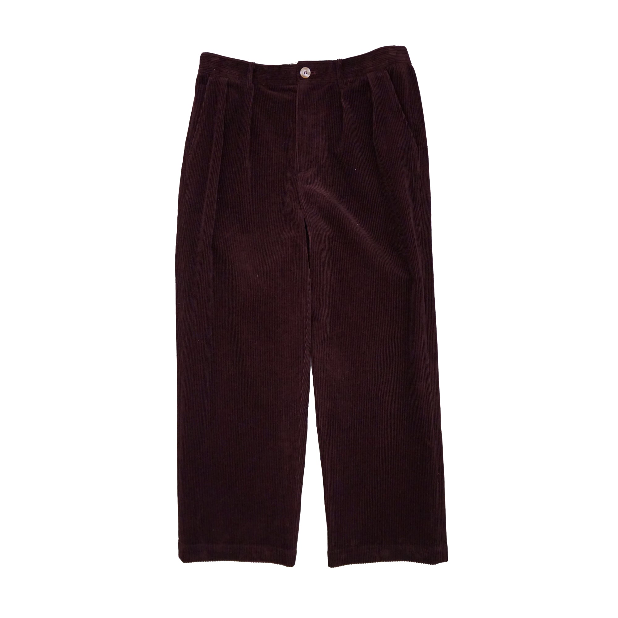 Brother Brother Double Pleated Cord Trousers