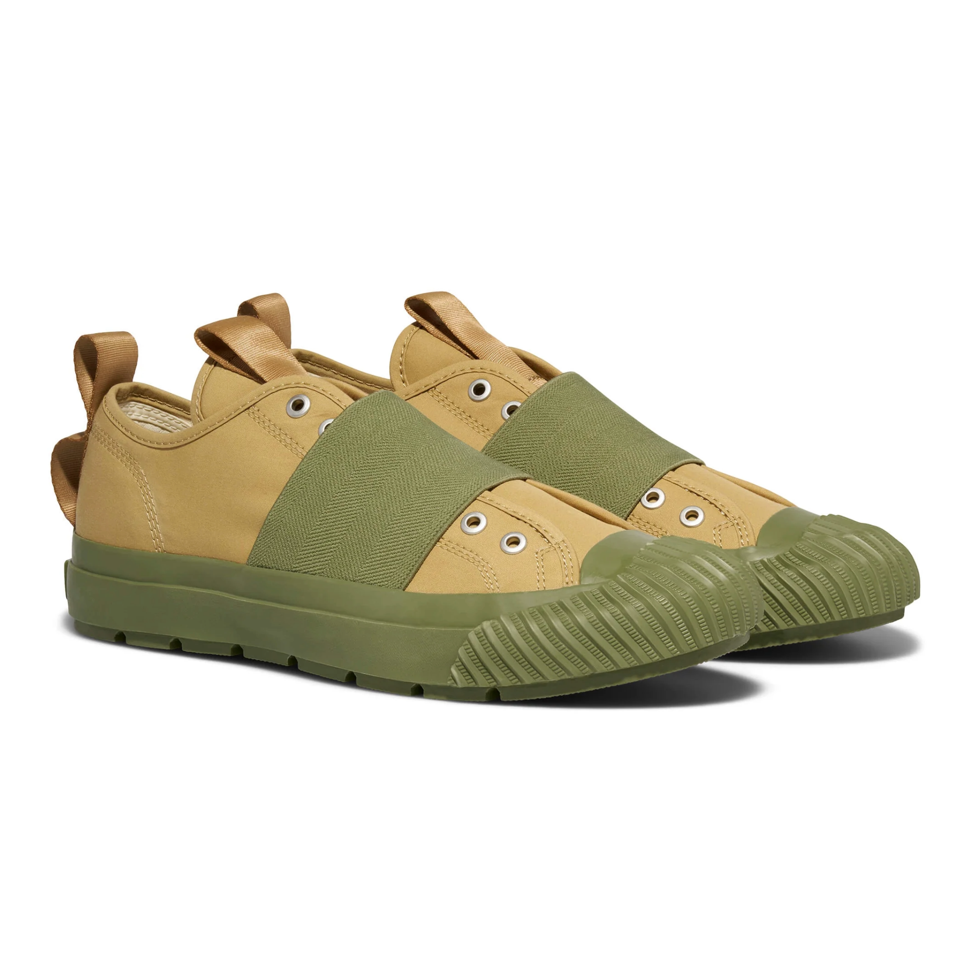 P.F. Flyers x Engineered Garments Grounder Low-Top - Khaki/Olive