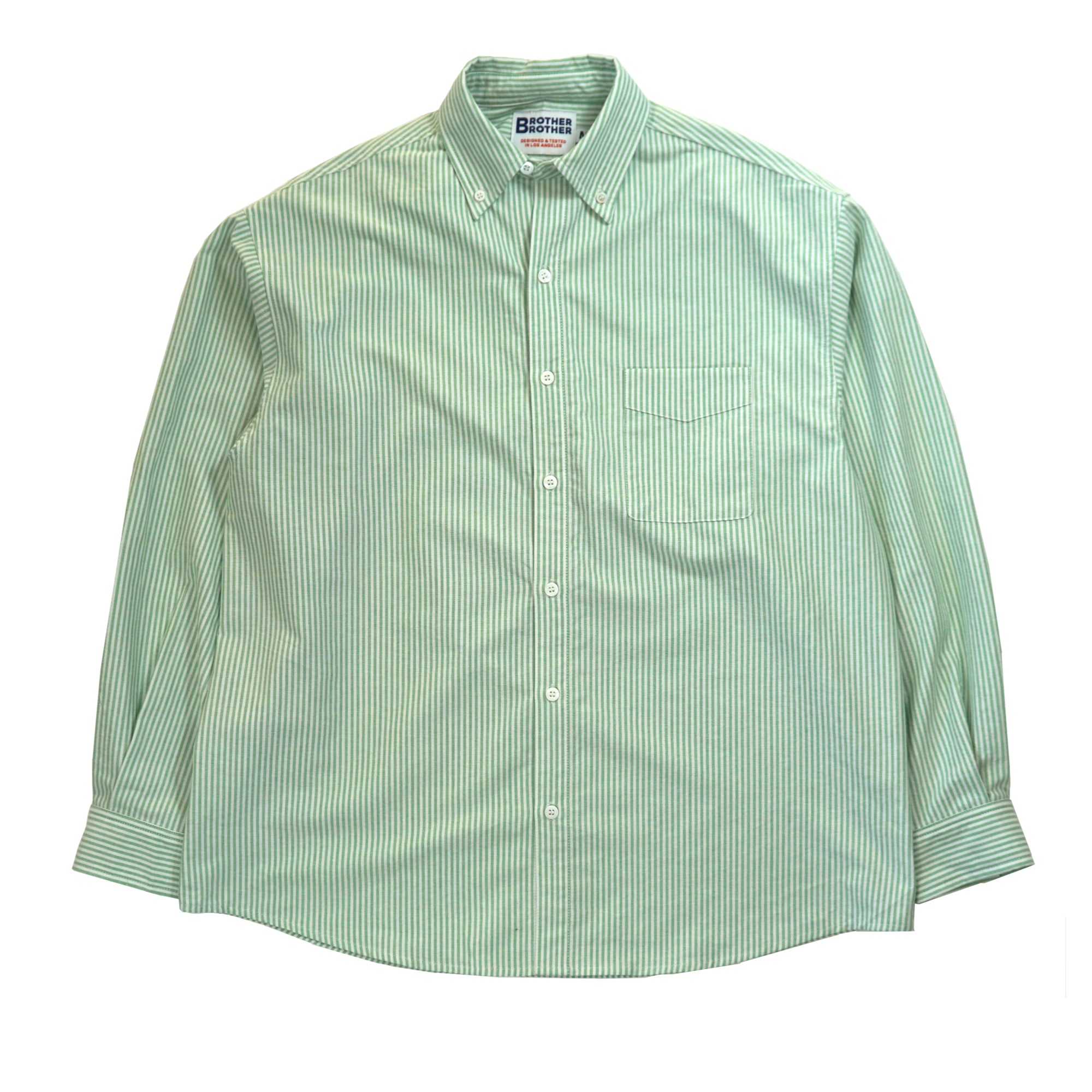 Brother Brother Simple Stitch Striped OCBD Shirt