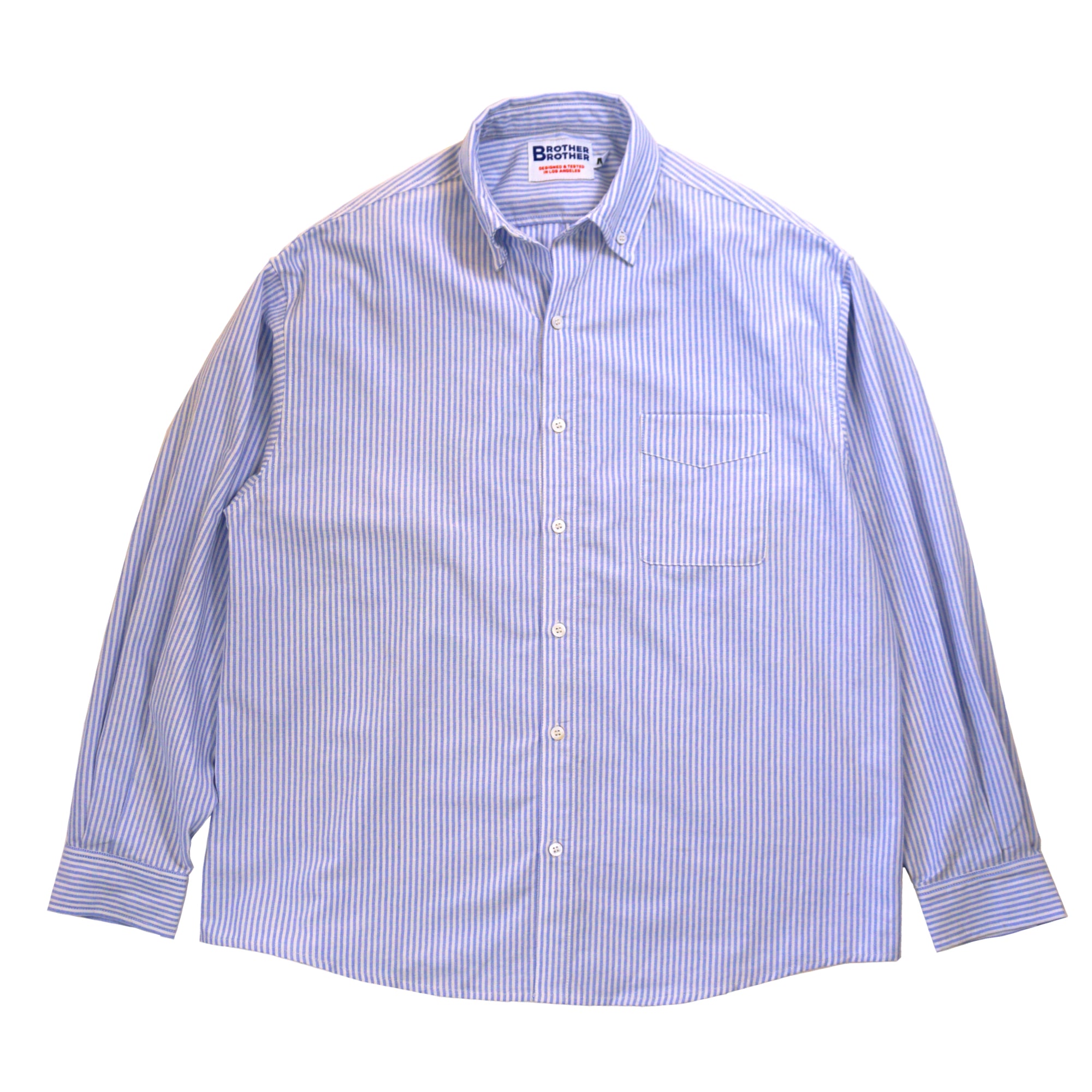 Brother Brother Simple Stitch Striped OCBD Shirt