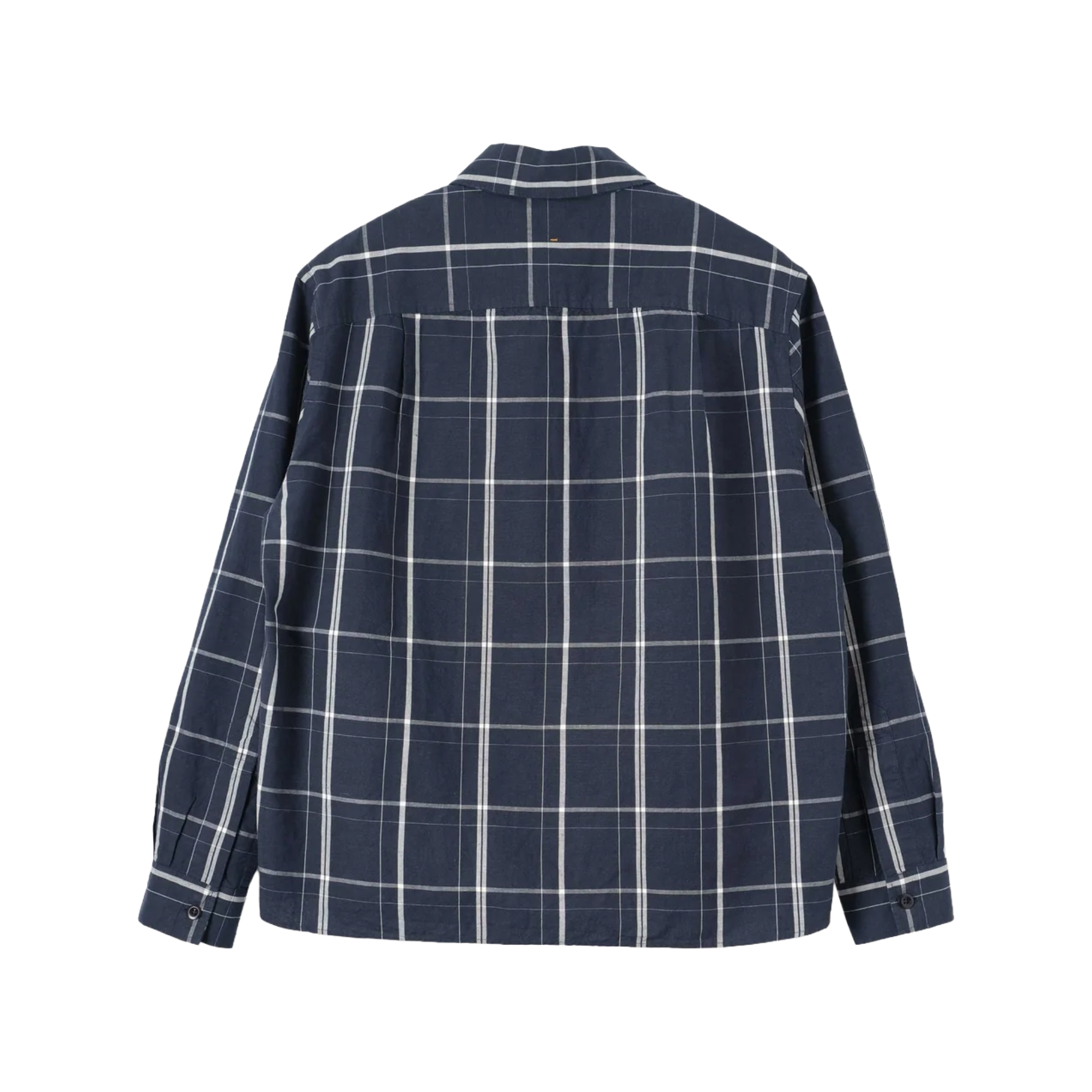MHL. by Margaret Howell OVERALL SHIRT GRAPHIC CHECK COTTON LINEN