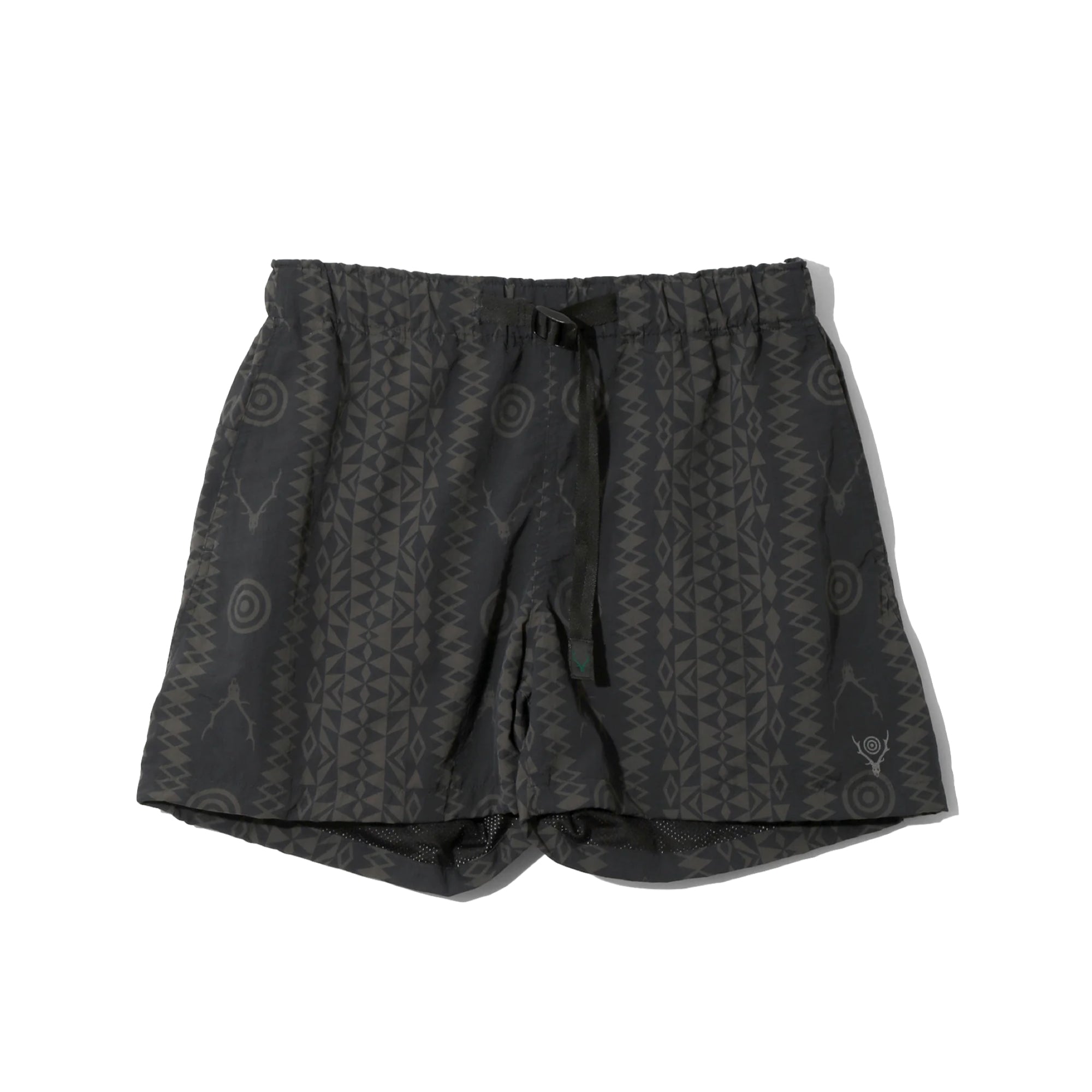 South2 West8 Belted Short Nylon Tussah