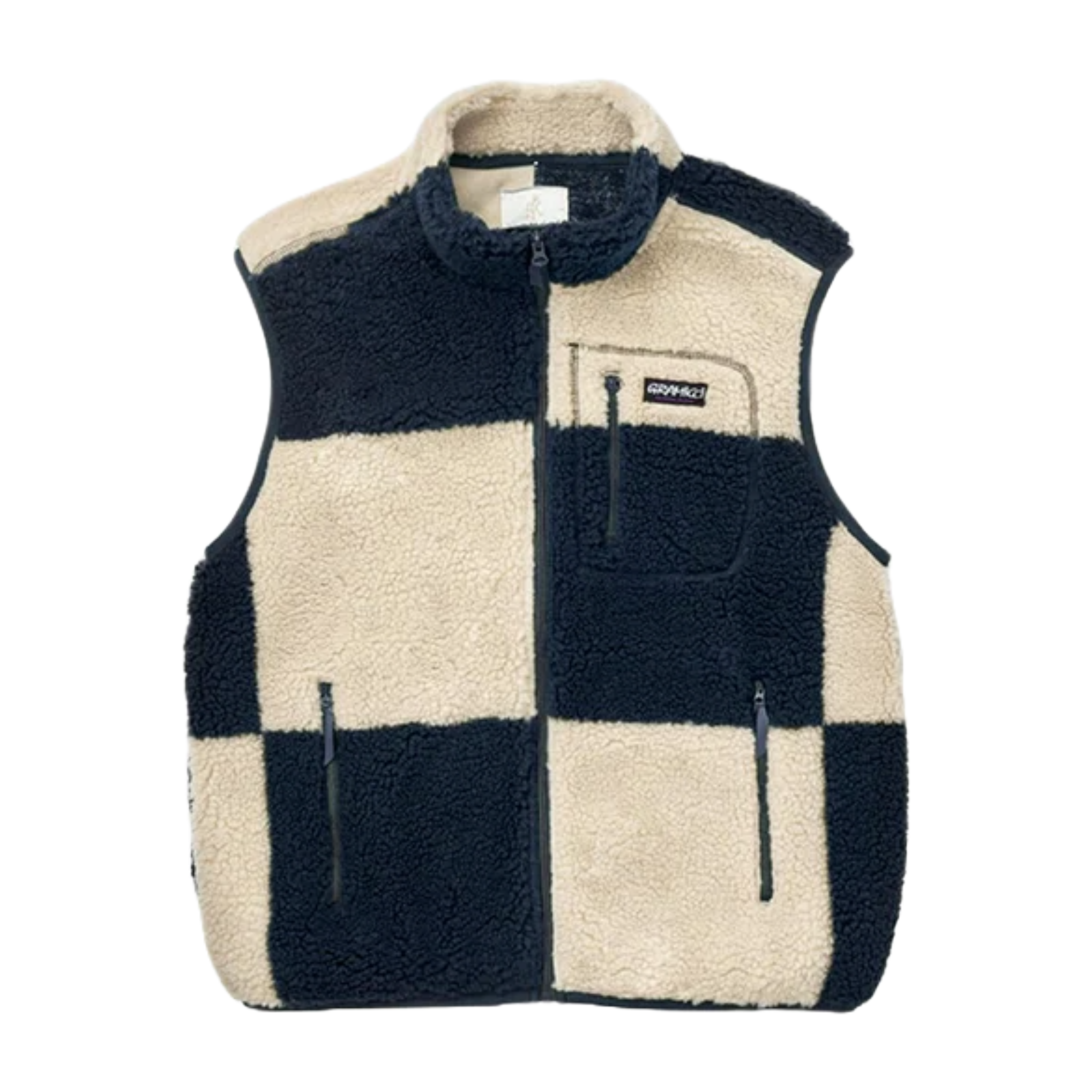 Gramicci Checkered Sherpa Vest