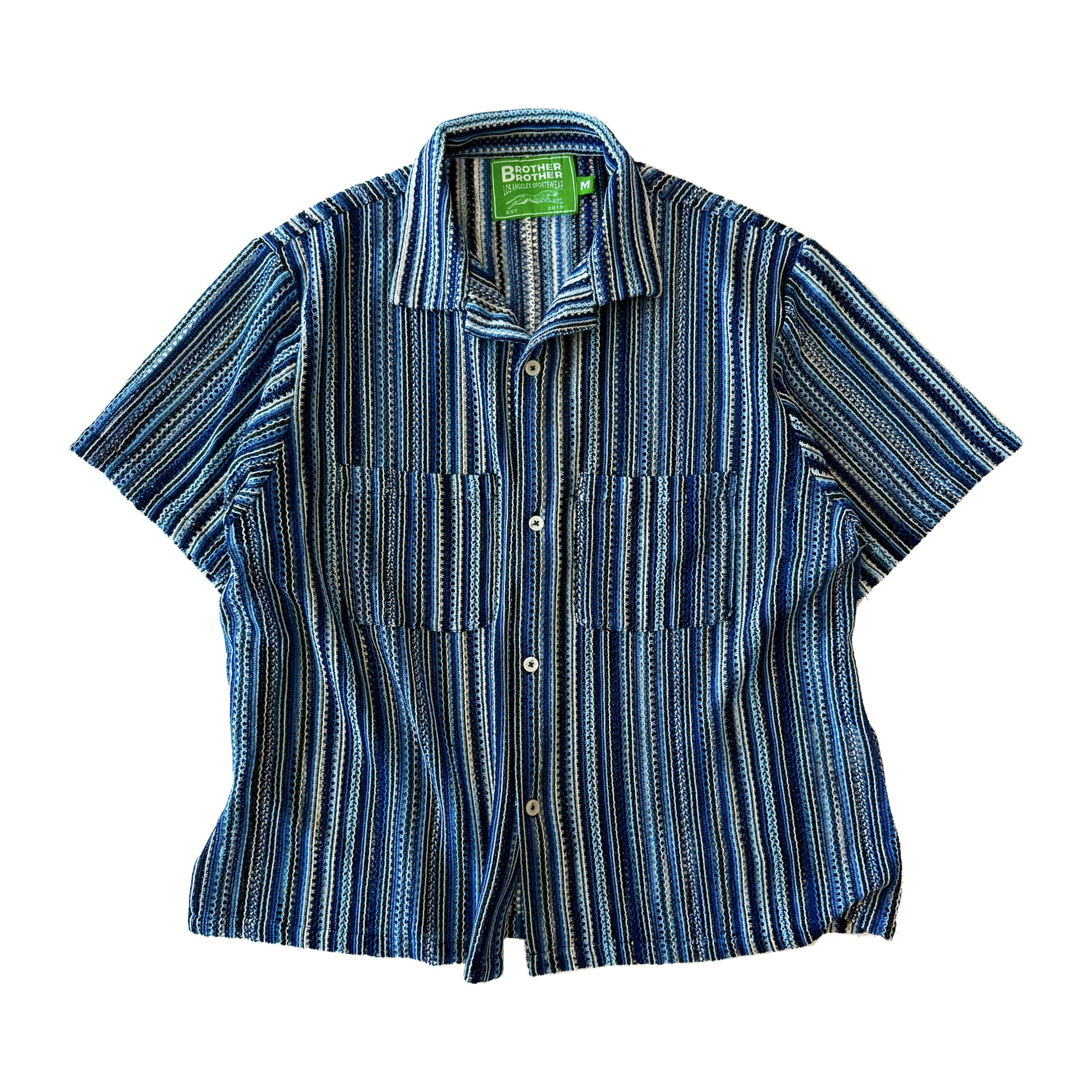 Brother Brother S/S Mesh Cabana Shirt