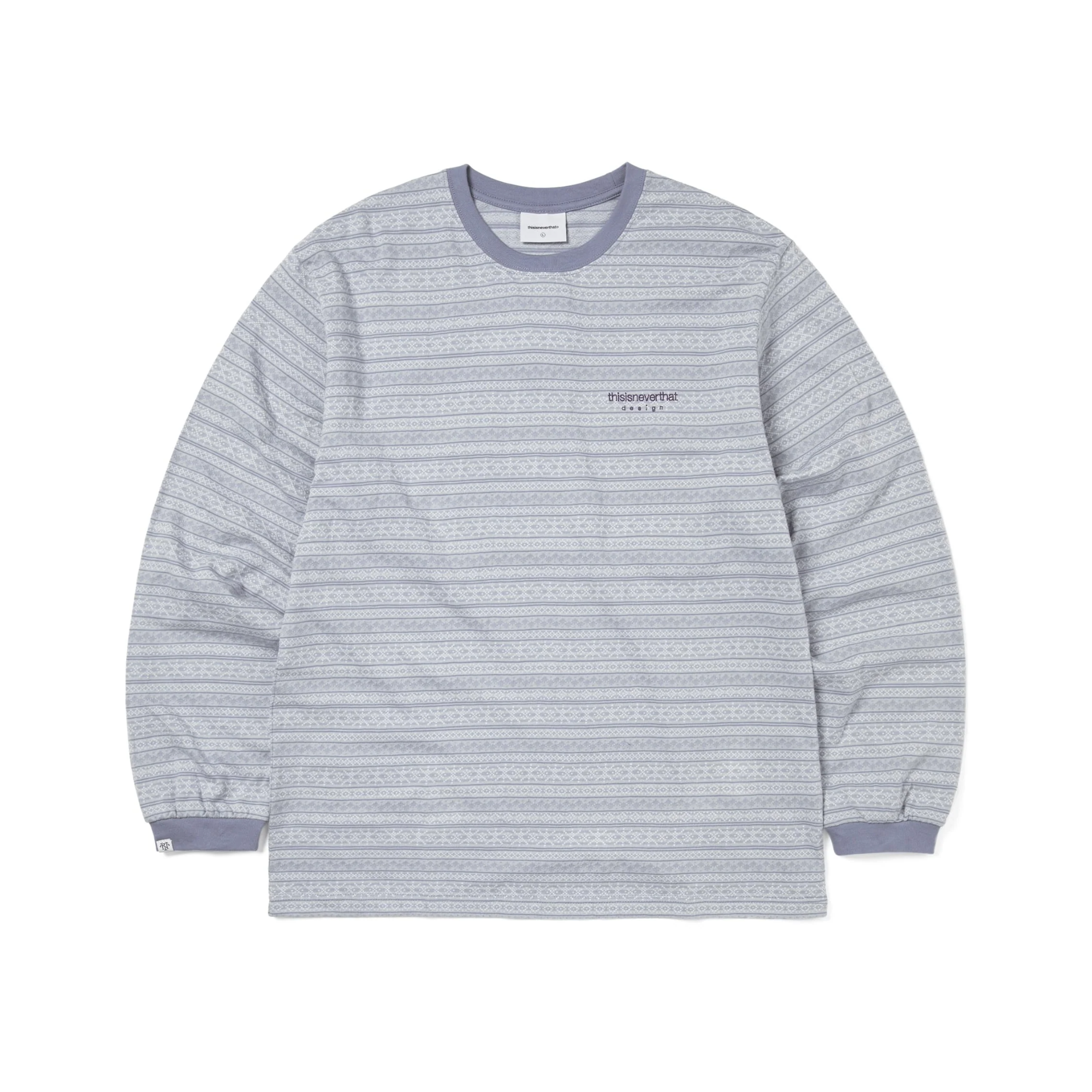 thisisneverthat Fair Isle Striped L/S Tee