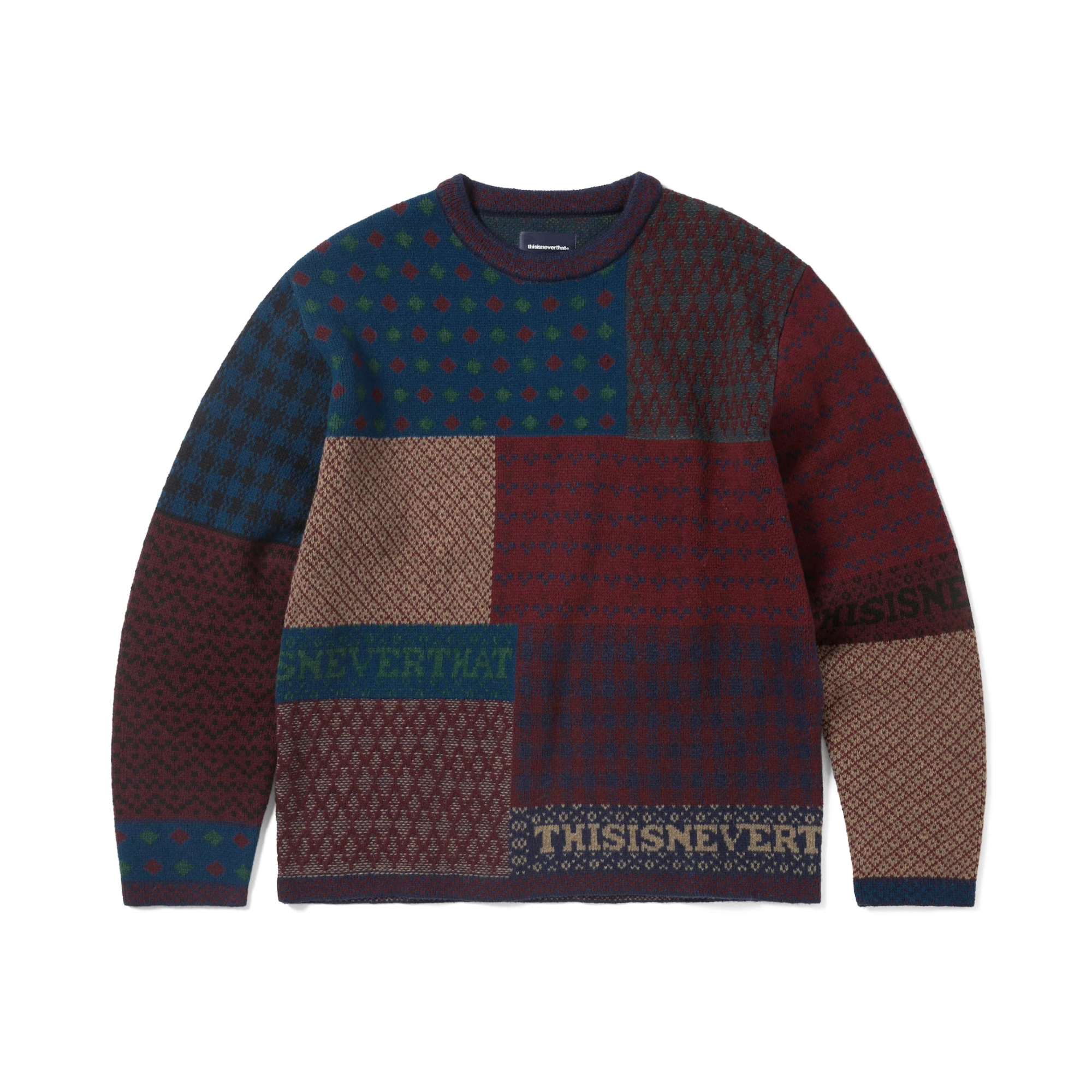 thisisneverthat Block Knit L/S Sweater