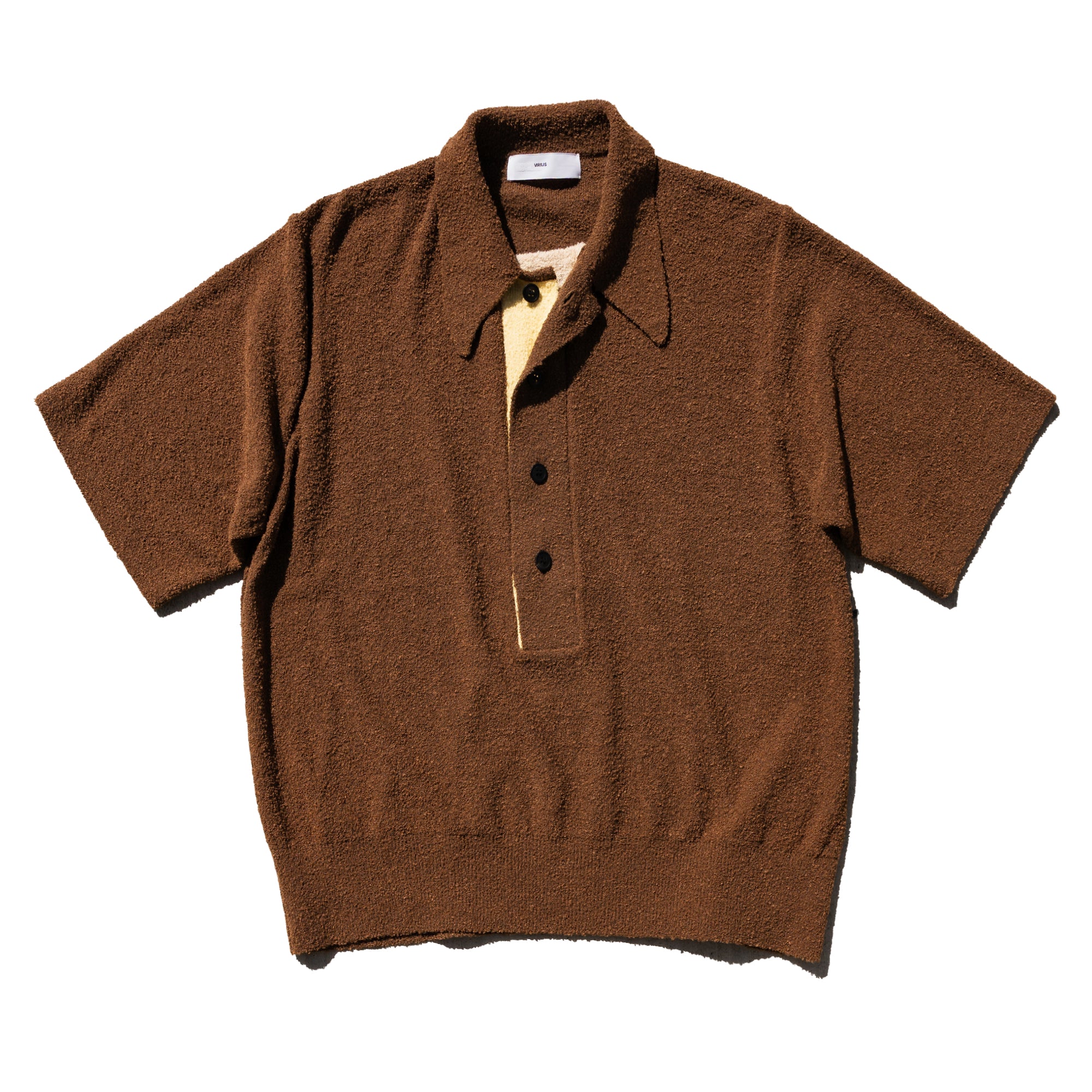 Toga Virilis Ring Knit Polo Shirt