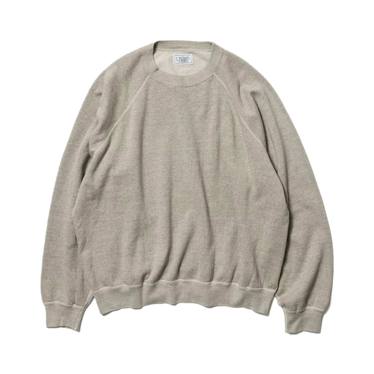Unlikely Dry Goods Aged Sweat Crew - Aged Gray