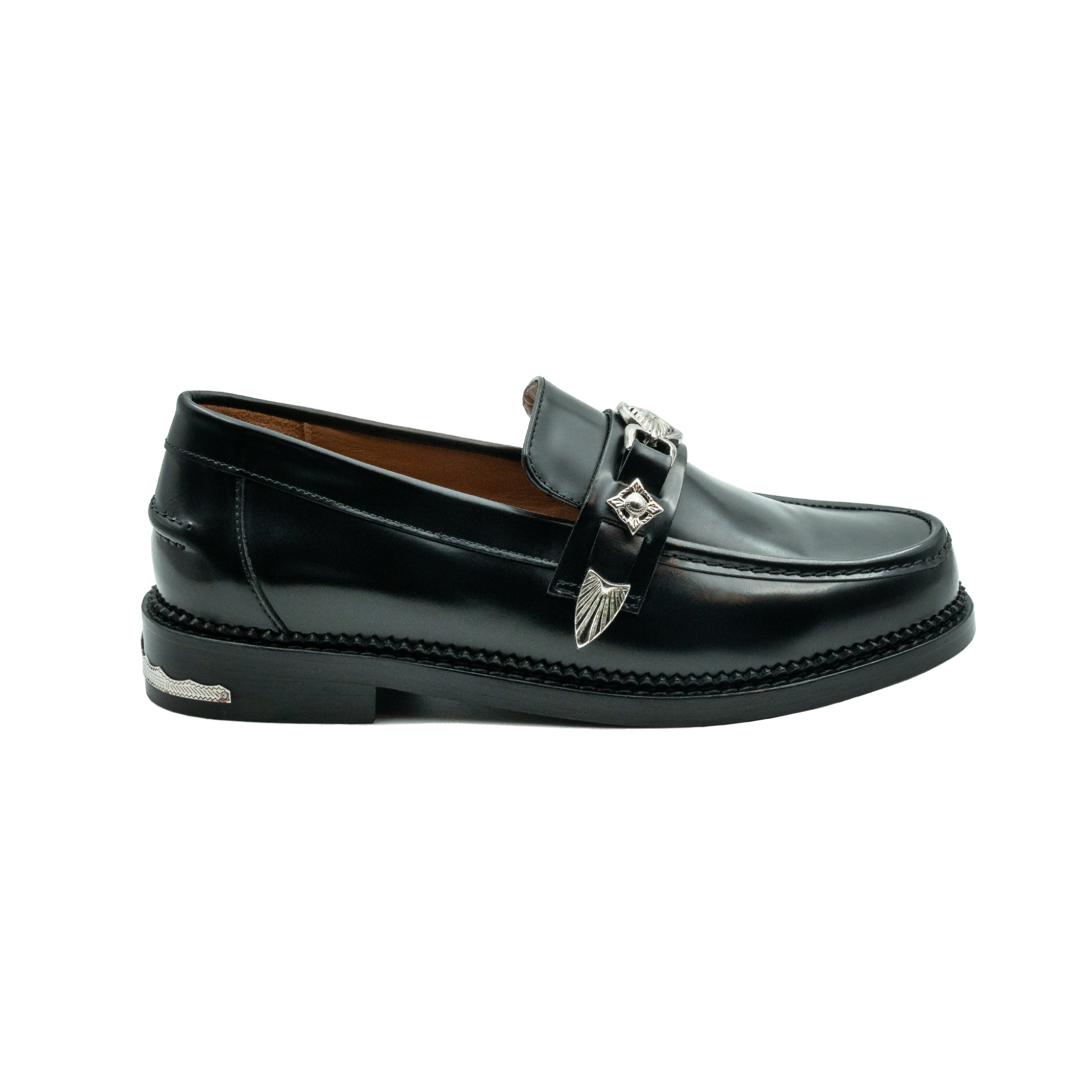 Toga Virilis Black Metal Loafer