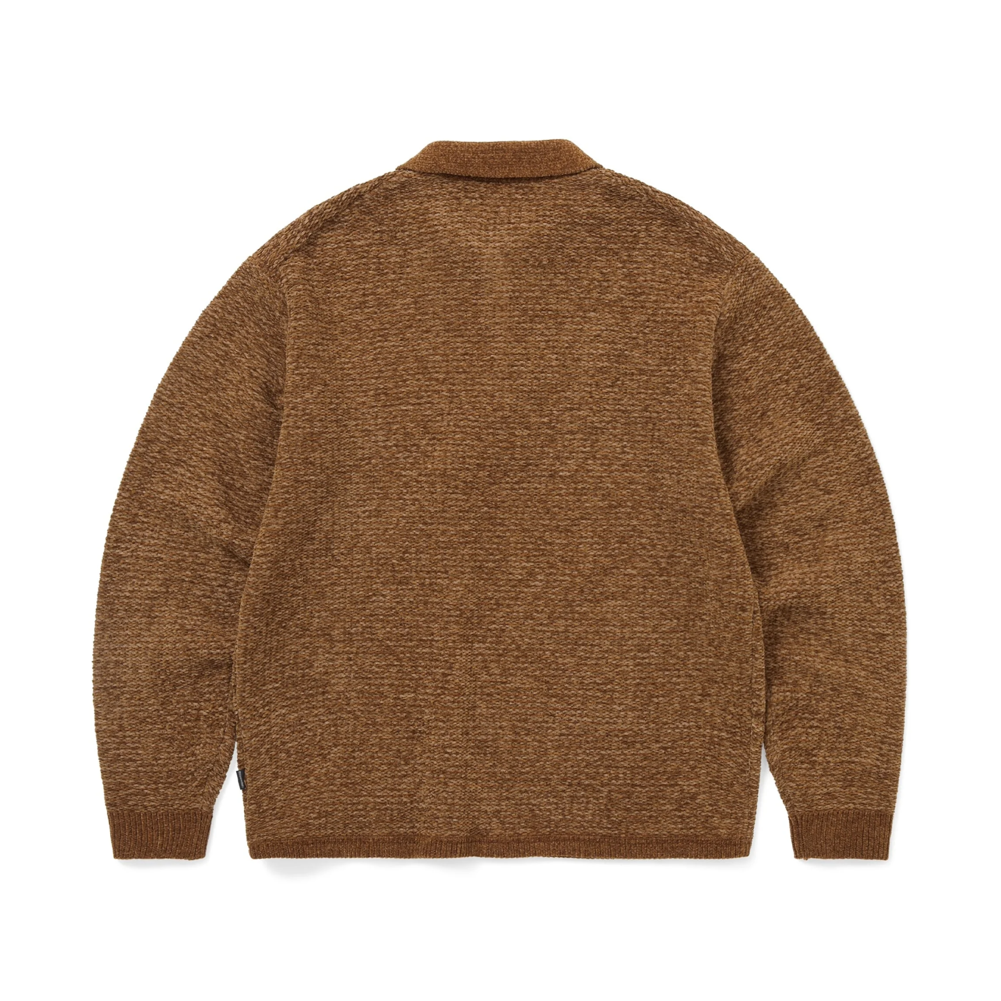 thisisneverthat Velvet Knit Polo Brown