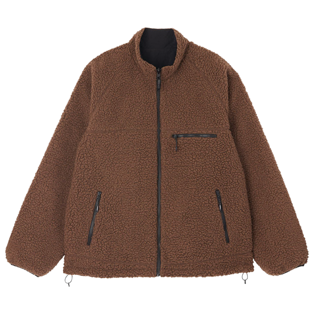 Gramicci Reversible Sherpa Jacket - Dark Brown/Black