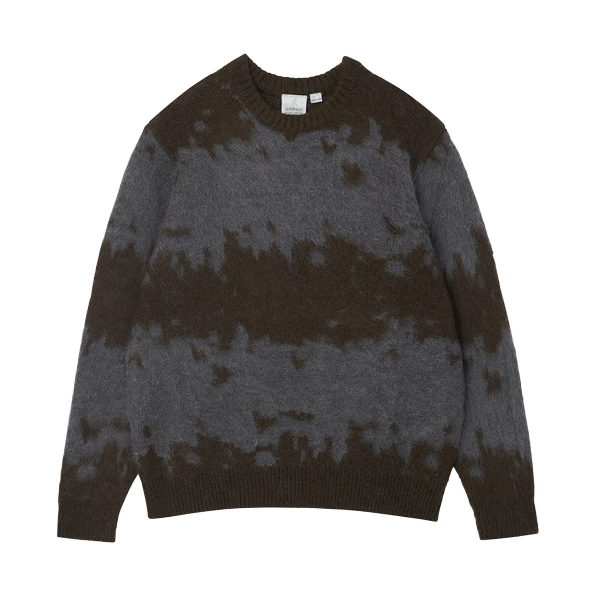 Gramicci Mohair Splatter Sweater — Slate Splatter