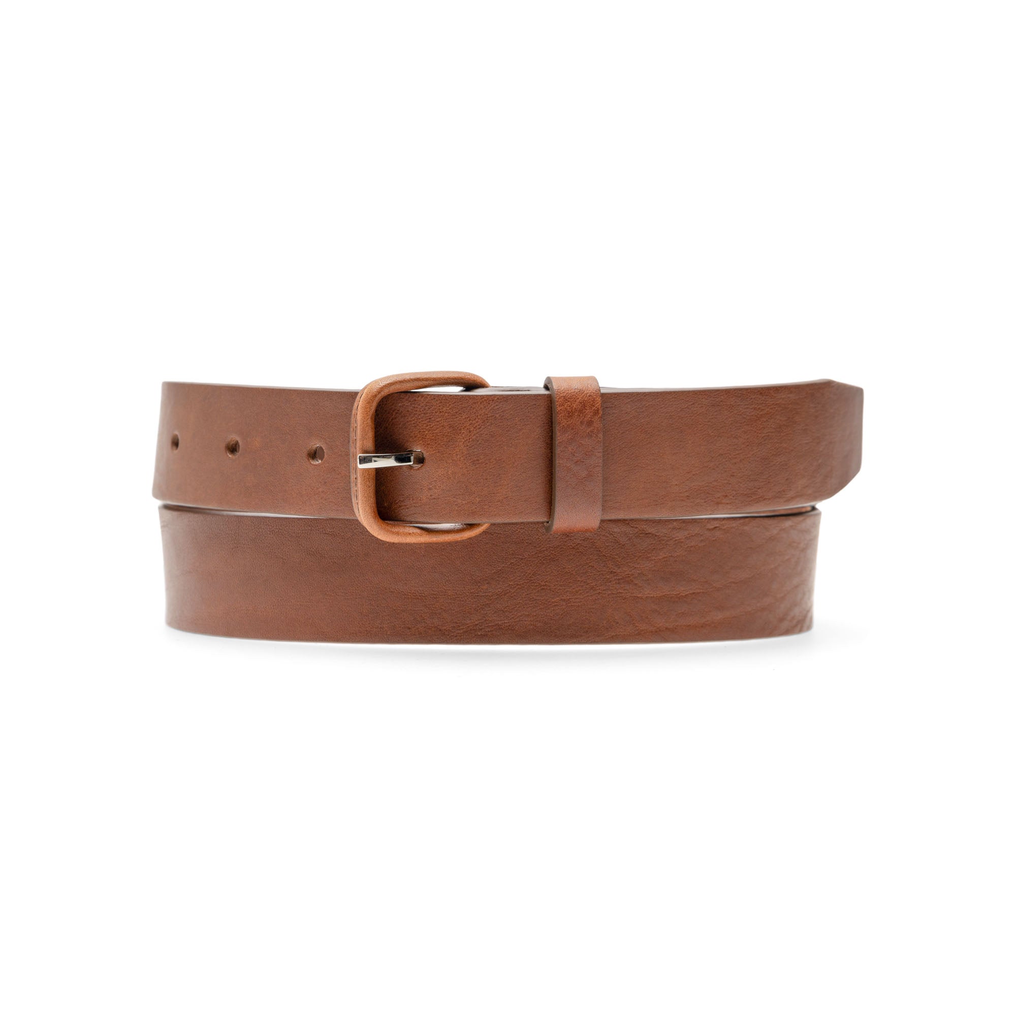 Arpenteur Logic Vegetable Tanned Leather Belt Brown