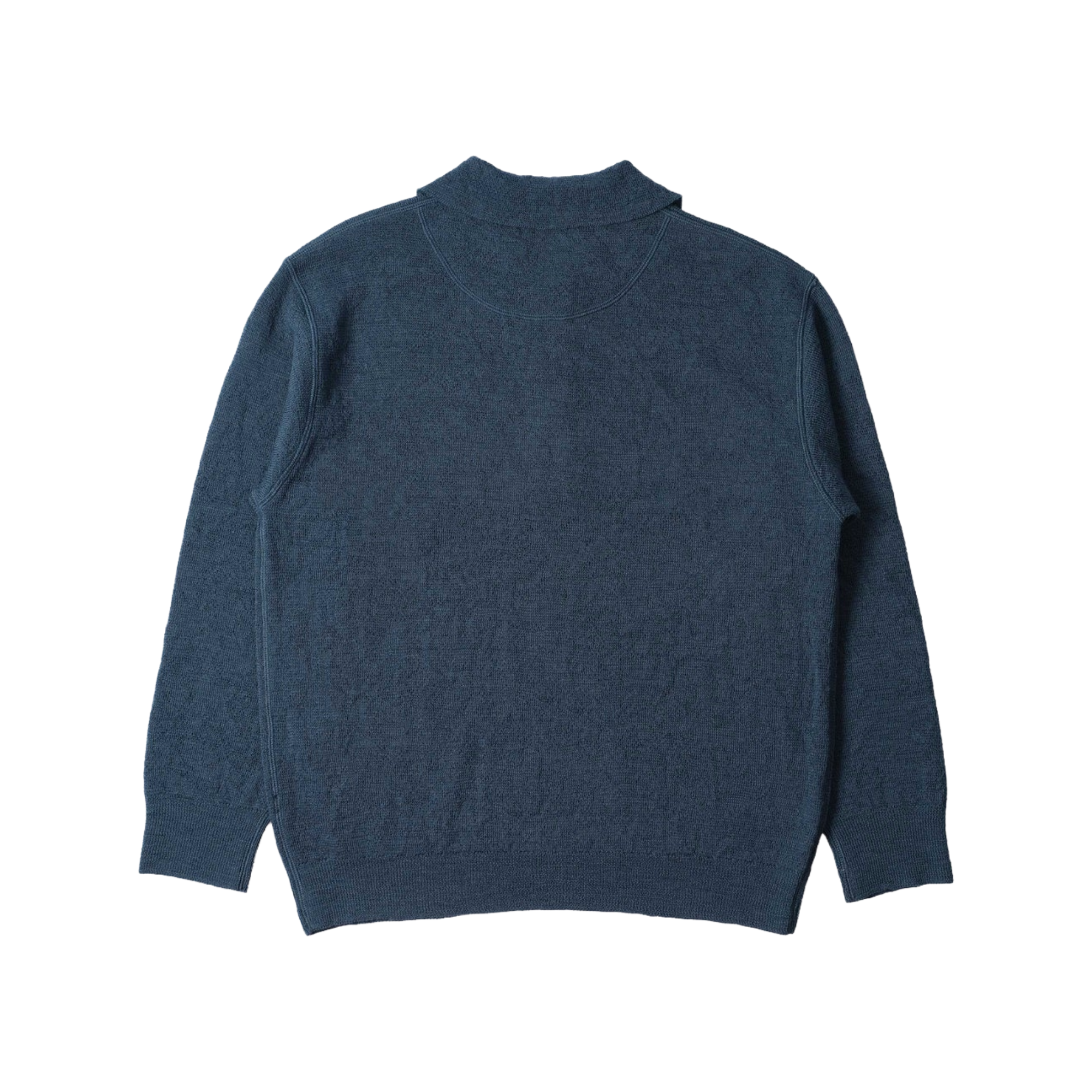 MHL. by Margaret Howell OVERSIZED KNITTED POLO DRY WOOL