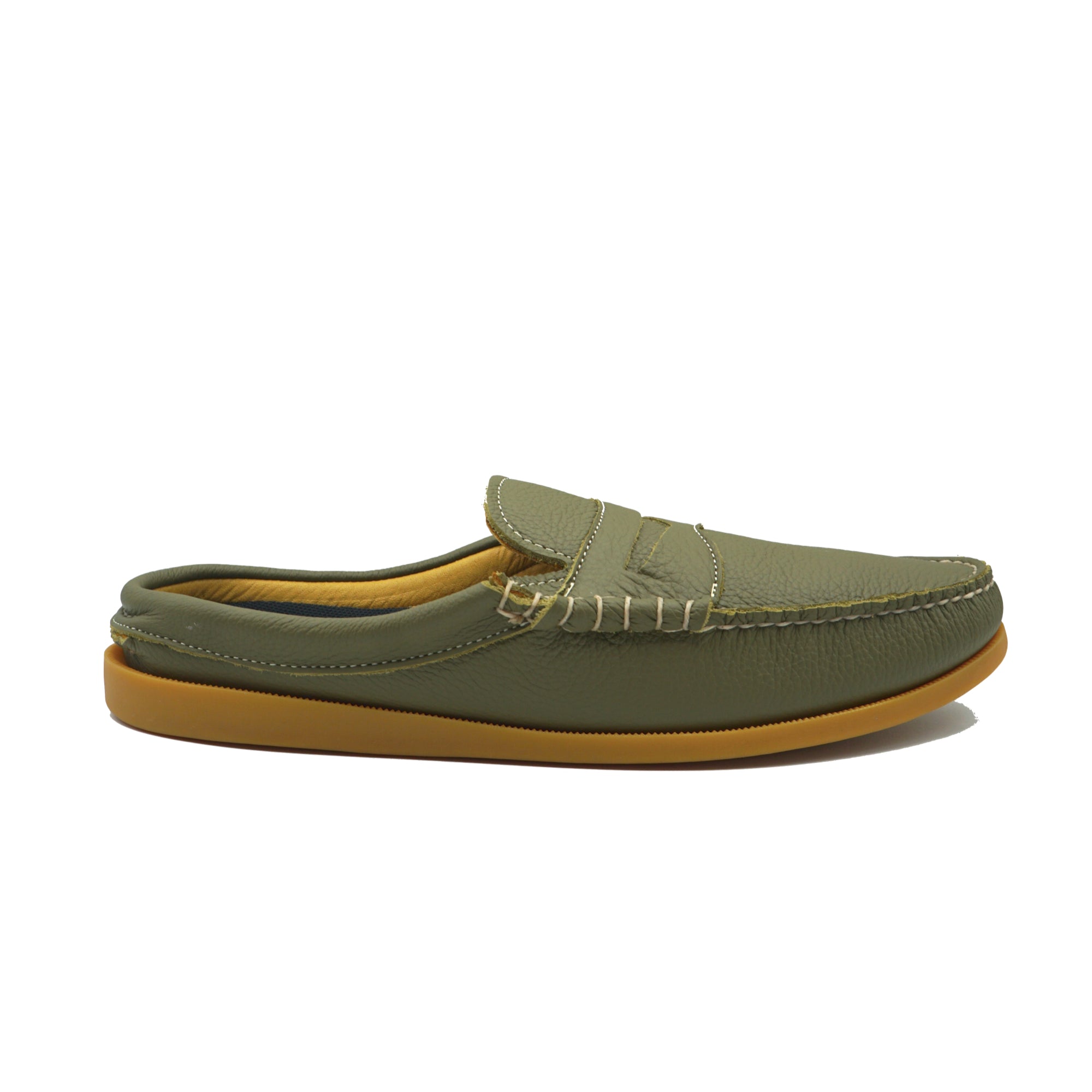 BB x EasyMoc- Penny Loafer Moc- Olive