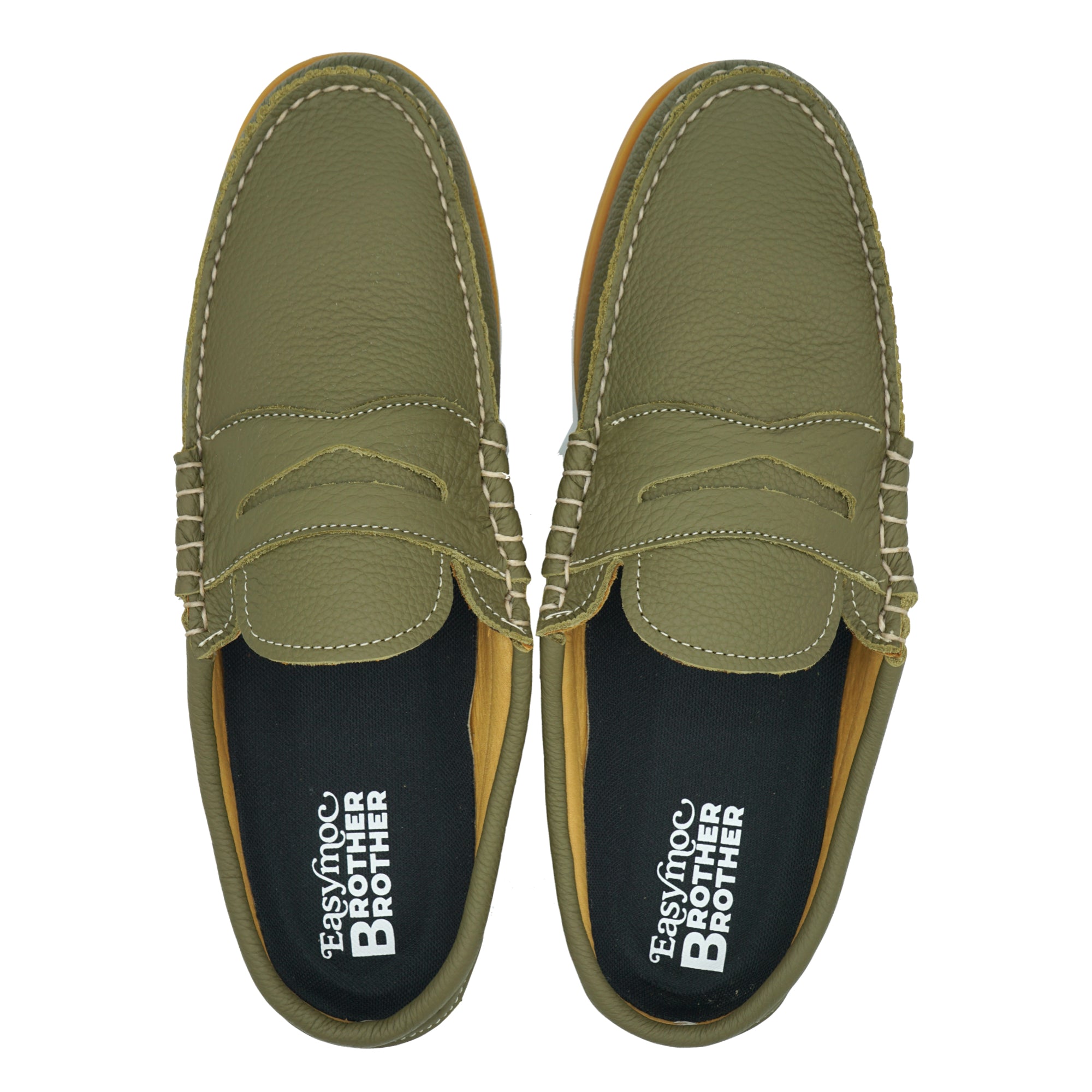 BB x EasyMoc- Penny Loafer Moc- Olive